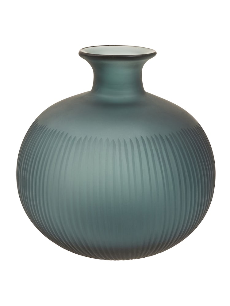 Fifty Five South Blue Hira Bottle Vase - Image 4 of 6