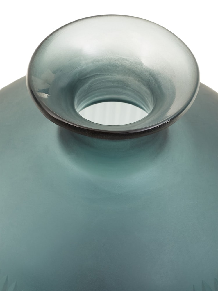 Fifty Five South Blue Hira Bottle Vase - Image 5 of 6