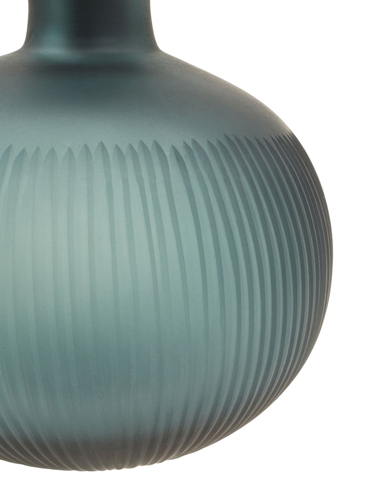 Fifty Five South Blue Hira Bottle Vase - Image 6 of 6