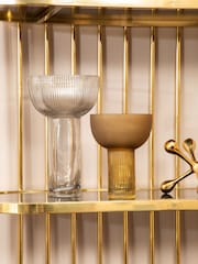 Fifty Five South Grey Esma Large Glass Vase - Image 1 of 4