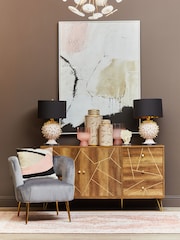 Interiors by Premier Pink Baila Matte Glass Vase - Image 3 of 6