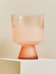 Interiors by Premier Pink Baila Matte Glass Vase - Image 6 of 6