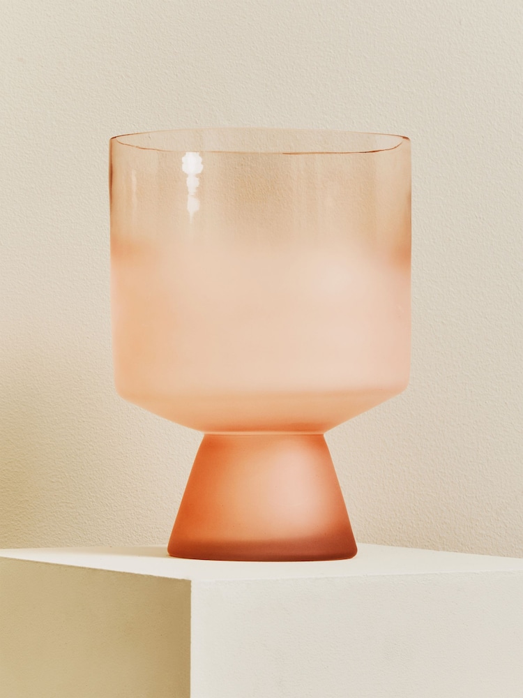 Interiors by Premier Pink Baila Matte Glass Vase - Image 6 of 6