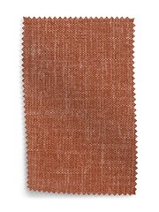 MADE.COM Paprika Orange Soft Chenille Easy Clean Upholstery Swatch - Image 1 of 1