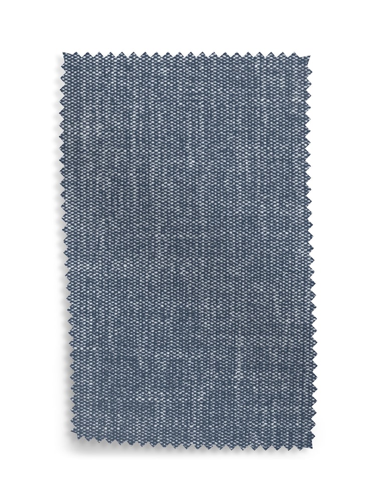 MADE.COM Denim Blue Soft Chenille Easy Clean Upholstery Swatch - Image 1 of 1