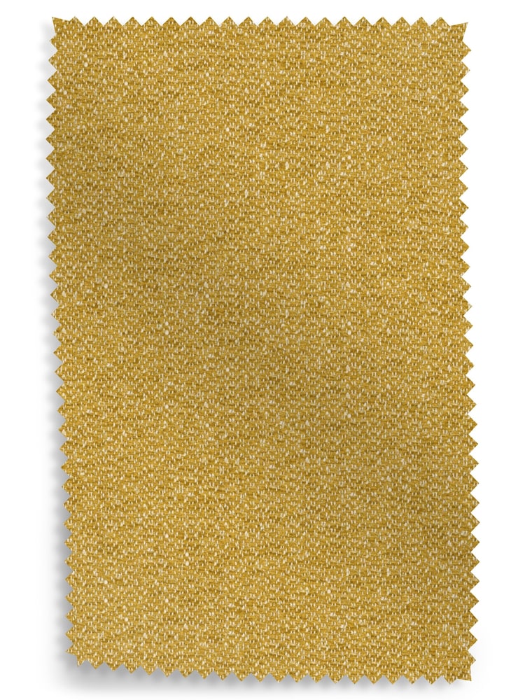 MADE.COM Yellow Textured Woven Warm Ochre Upholstery Swatch - Image 1 of 1