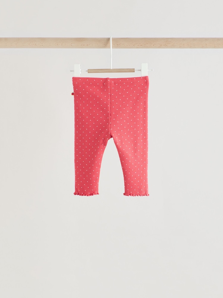 White/Red/Blue Character Printed Character Baby Tops and Leggings 6 Pack Set - Image 10 of 16