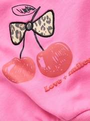 Pink/Grey/Leopard Print Sweat Top and Leggings 3 Pack Set - Image 15 of 16