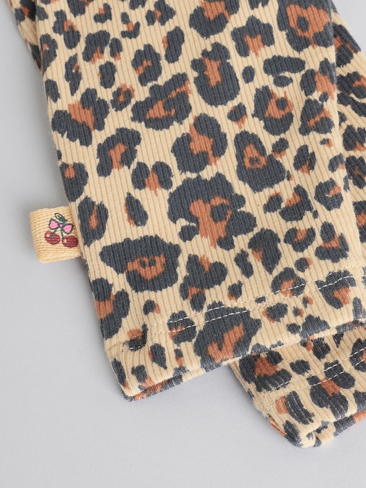 Pink/Grey/Leopard Print Sweat Top and Leggings 3 Pack Set - Image 16 of 16