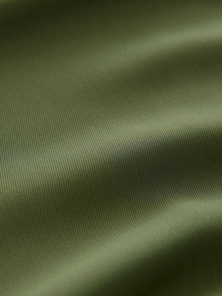 Khaki Green Elastic Back Wide Leg Trousers - Image 8 of 8