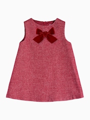 Punainen - Trotters London Little Herringbone Georgina Rusetti Mekko - Kuva 1 / 3