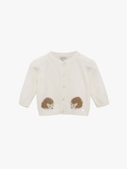 Trotters London Little Prickles White Cardigan - Image 1 of 3