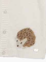 Trotters London Little Prickles White Cardigan - Image 3 of 3