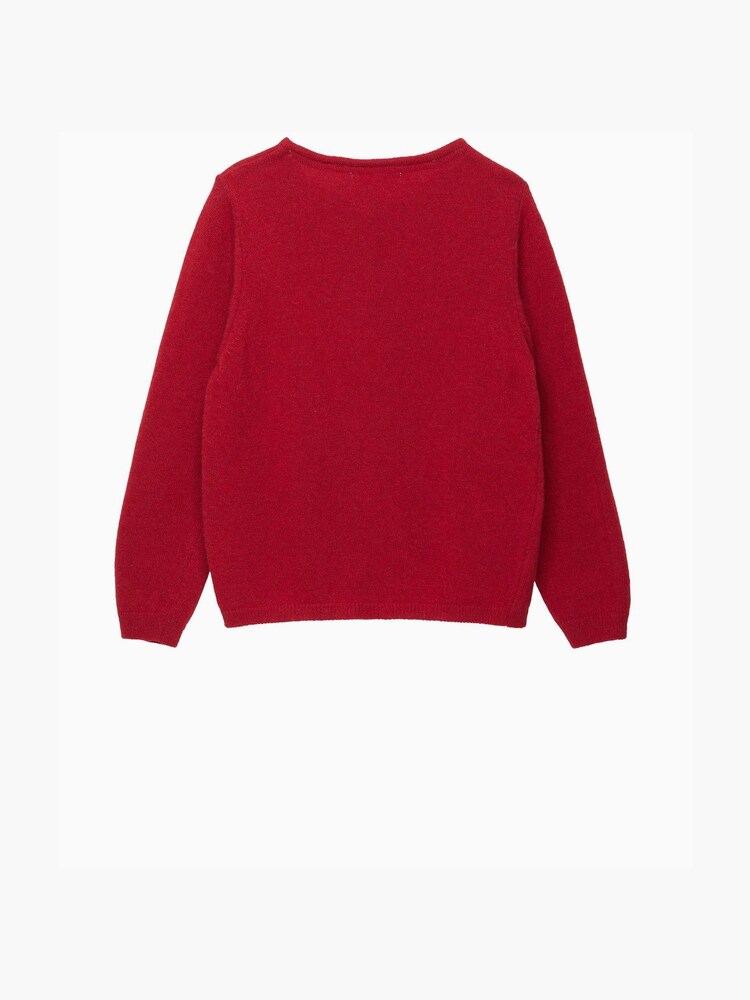 Trotters London Red Crimson Bow Cardigan - Image 2 of 3