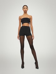 Wolford Black 20 Denier Control Dotted Tights - Image 5 of 10