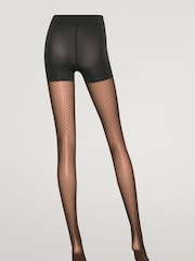 Wolford Black 20 Denier Control Dotted Tights - Image 9 of 10