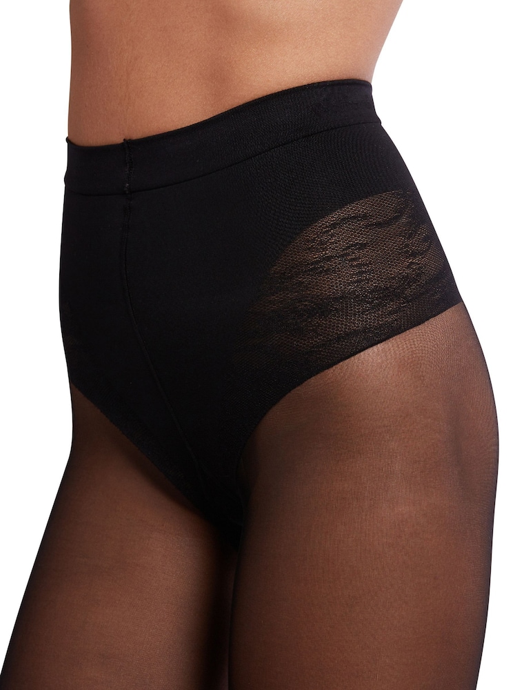 Wolford Black 20 Denier Tummy Tights - Image 5 of 9