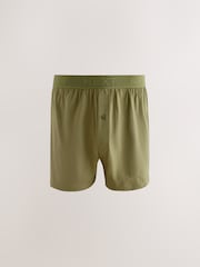 Green/ Rust/ Orange 5 Pack Loose Boxers 5 Pack - Image 2 of 9