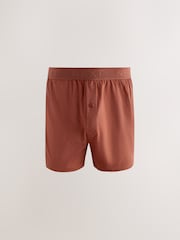 Green/ Rust/ Orange 5 Pack Loose Boxers 5 Pack - Image 5 of 9