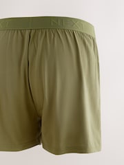 Green/ Rust/ Orange 5 Pack Loose Boxers 5 Pack - Image 7 of 9