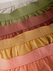 Green/ Rust/ Orange 5 Pack Loose Boxers 5 Pack - Image 8 of 9