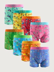 Animal Placement Print A-Front Boxers 8 Pack - Image 1 of 12