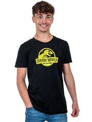 Character Black 100% Cotton Jurassic World T-Shirt - Image 1 of 2