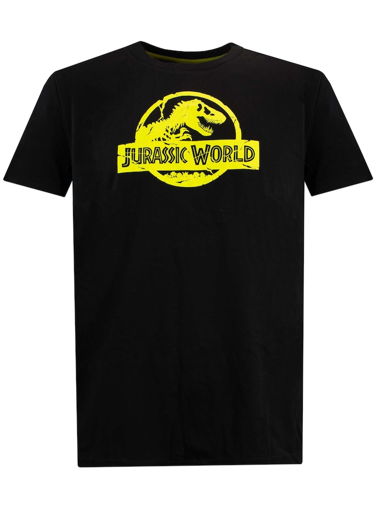Character Black 100% Cotton Jurassic World T-Shirt - Image 2 of 2