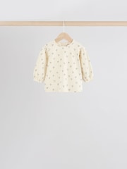 Herzmuster in Pink/Grau - Bedruckte Baby-Tops im 4er-Pack - Bild 2 von 10