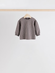 Herzmuster in Pink/Grau - Bedruckte Baby-Tops im 4er-Pack - Bild 4 von 10
