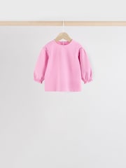 Herzmuster in Pink/Grau - Bedruckte Baby-Tops im 4er-Pack - Bild 5 von 10