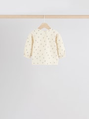 Herzmuster in Pink/Grau - Bedruckte Baby-Tops im 4er-Pack - Bild 7 von 10