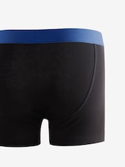 Black Bright Colour Waistband Trunks Boxers 5 Pack - Image 7 of 8