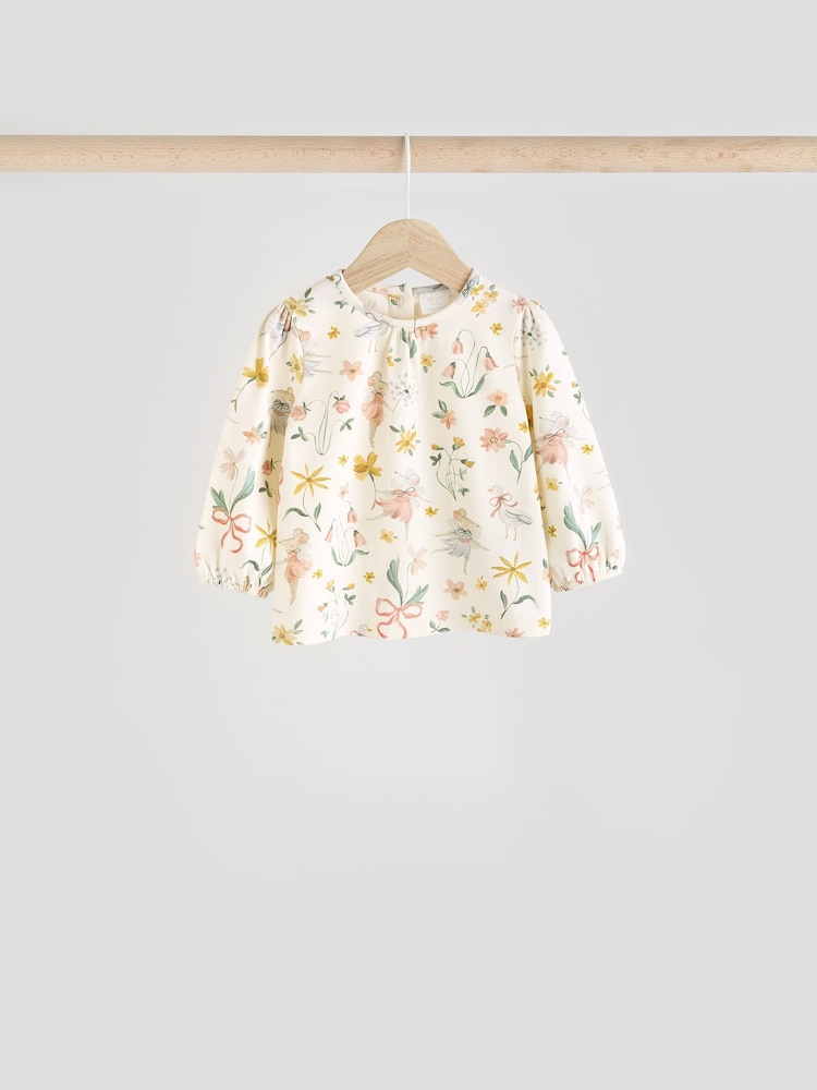 Yellow Fairy Mouse Baby Long Sleeve Top And Leggings 6 Piece Set (0mths-3yrs) - Image 4 of 16
