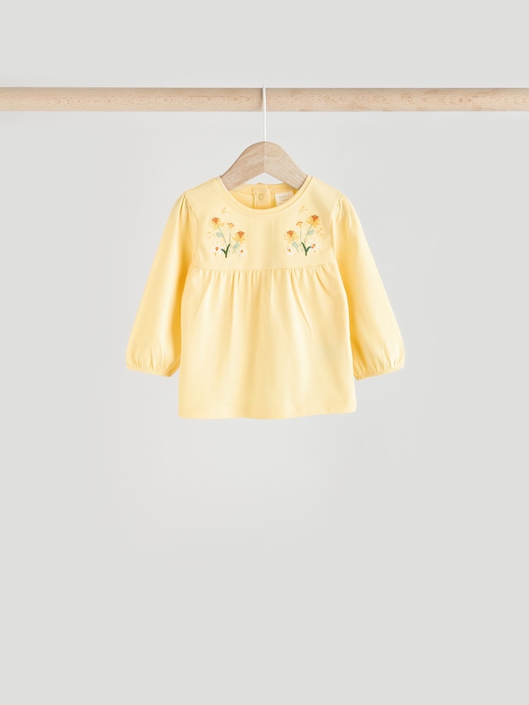 Yellow Fairy Mouse Baby Long Sleeve Top And Leggings 6 Piece Set (0mths-3yrs) - Image 5 of 16