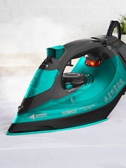 Tower Black and Teal Ceraglide Cordless Iron - Image 1 of 8