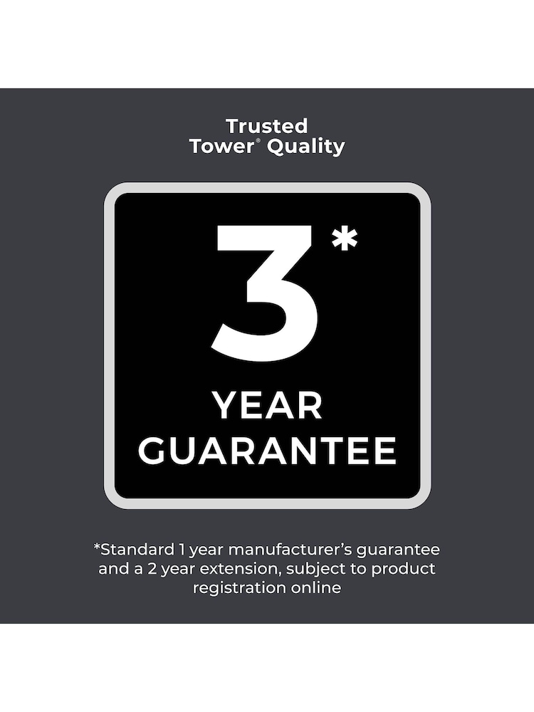 Tower Grey Sera 4 Slice Toaster - Image 8 of 8
