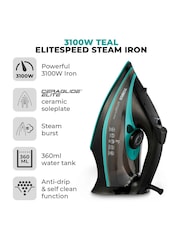 Tower Black and Teal Ceraglide 3100W Iron - Image 2 of 8