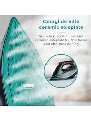 Tower Black and Teal Ceraglide 3100W Iron - Image 4 of 8