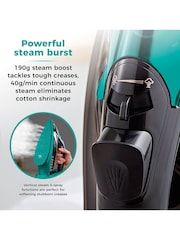 Tower Black and Teal Ceraglide 3100W Steam Iron - Image 11 of 11