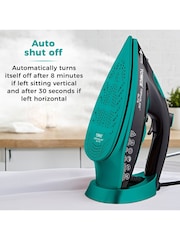 Tower Black and Teal Ceraglide 3100W Steam Iron - Image 3 of 8
