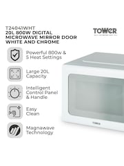 Tower White 20L 800W Digital Microwave - Image 2 of 8