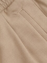 Reiss Soft Camel Brown Brighton 13-14 yrs Relaxed Elasticated Trousers with Turn-Ups - Image 5 of 5