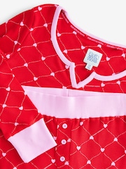 Bath & Body Works Red Henley Heart Waffle Twosie Pyjamas - Image 10 of 11