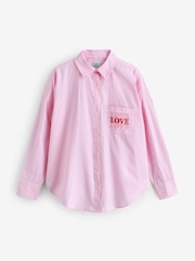 Bath & Body Works Pink Stripe 100% Cotton Button Through Pyjamas - Image 7 of 9
