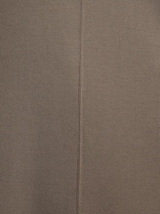 Jigsaw Brown 100% Cotton Column T-Shirt Dress - Image 6 of 6