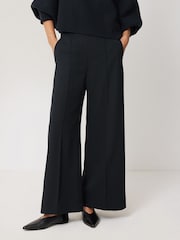 Jigsaw Blue Modern Crepe Sailor Trousers - Image 1 of 7