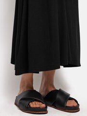 Jigsaw Black Jersey Ruched Skirt - Image 5 of 6