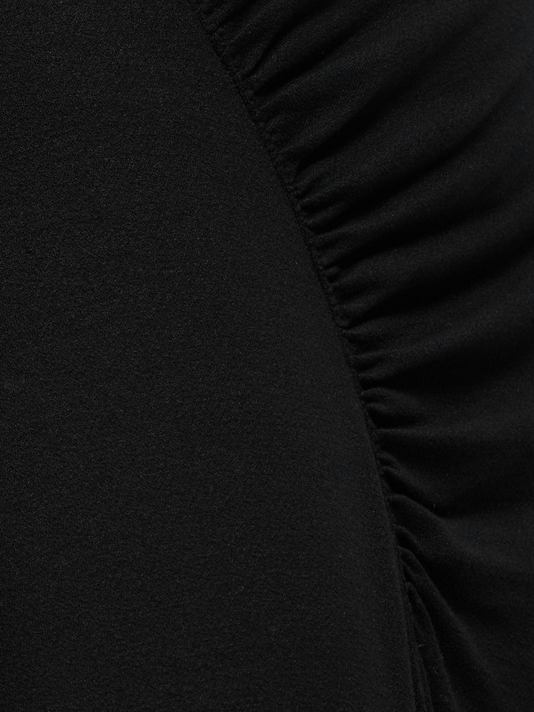 Jigsaw Black Jersey Ruched Skirt - Image 6 of 6
