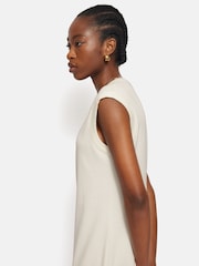 Jigsaw Cream 100% Cotton Column T-Shirt Dress - Image 2 of 6